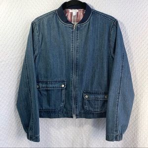 Denim Bomber Jacket